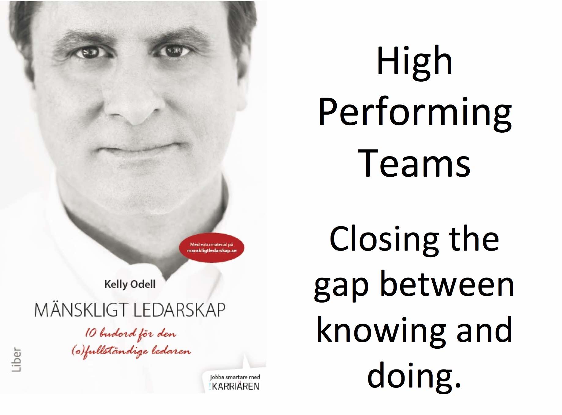 Kelly Odell presentation High Performing Teams - Closing the gap between knowing and doing.